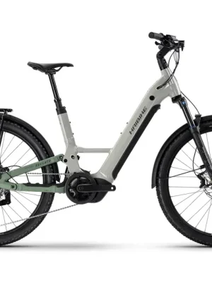 Haibike ADVENTR 4 Low 27.5 elektrokolo, grey/bamboo green Horká Nabídka