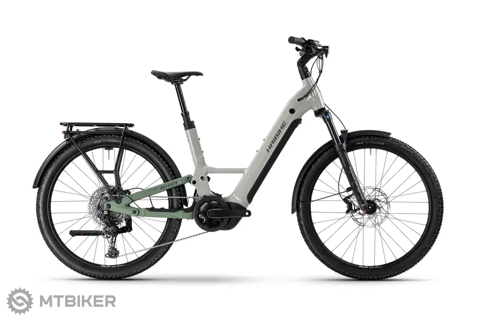 Haibike ADVENTR 4 Low 27.5 elektrokolo, grey/bamboo green Horká Nabídka