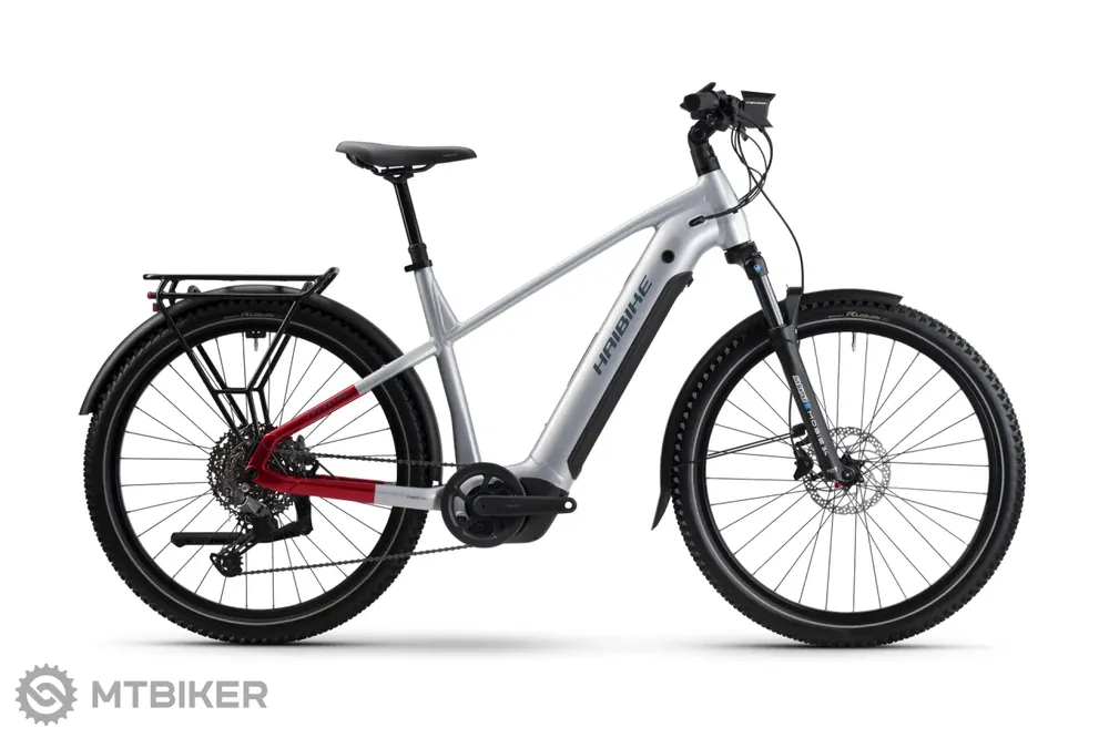 Super Cena Haibike Trekking 7 High 27.5 elektrokolo, soft grey/red/blue