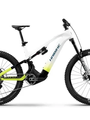 Oblíbený Haibike HYBE CF 11 29/27.5 elektrokolo, sparkling white/splatter black/radiant green
