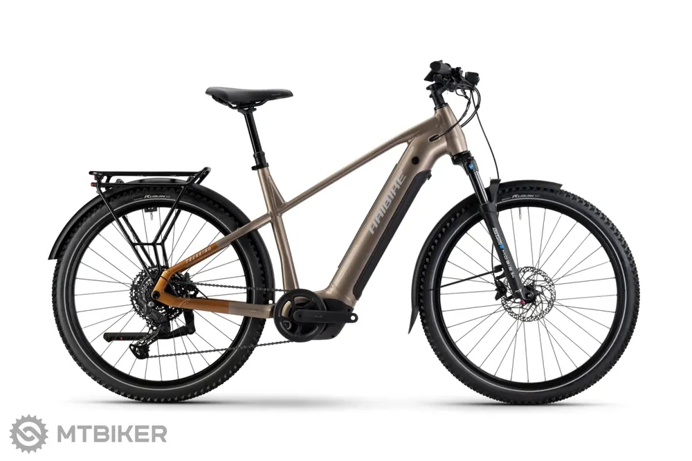 Sleva Haibike TREKKING 6.5 High 27.5 elektrokolo, toffee/sand/silver