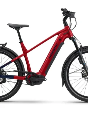 Vysoce Kvalitní Haibike Trekking 9 ABS High 27.5 elektrokolo, dynamite red/blue