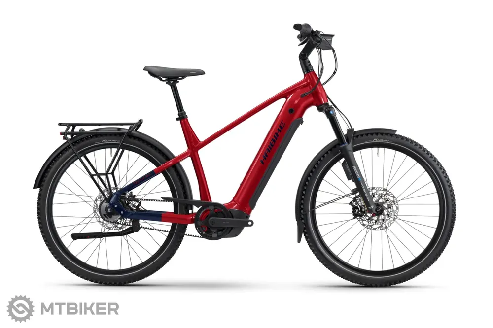 Vysoce Kvalitní Haibike Trekking 9 ABS High 27.5 elektrokolo, dynamite red/blue