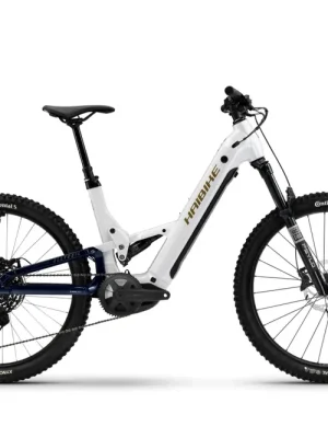 Haibike ALLTRAIL 8 Low 27.5 elektrokolo, bílá/modrá/zlatá Časově Omezené