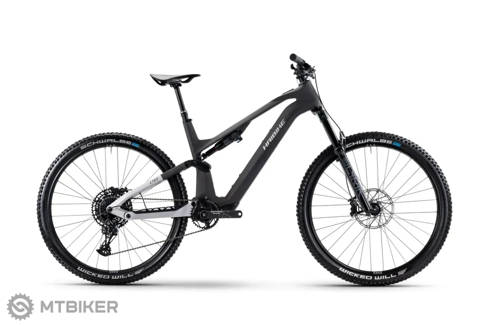Haibike LYKE CF 10 29 elektrokolo, carbon/silver matt Speciální Cena