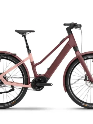 Přímo Od Výrobce WINORA iRide Pure R5f Mid 27.5 elektrokolo, red velvet matt/rose tan matt