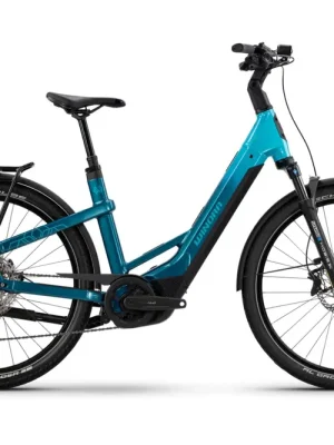 Rychlé Dodání WINORA Yakun X12 Low 27.5 elektrokolo, blue monday/aqua gloss