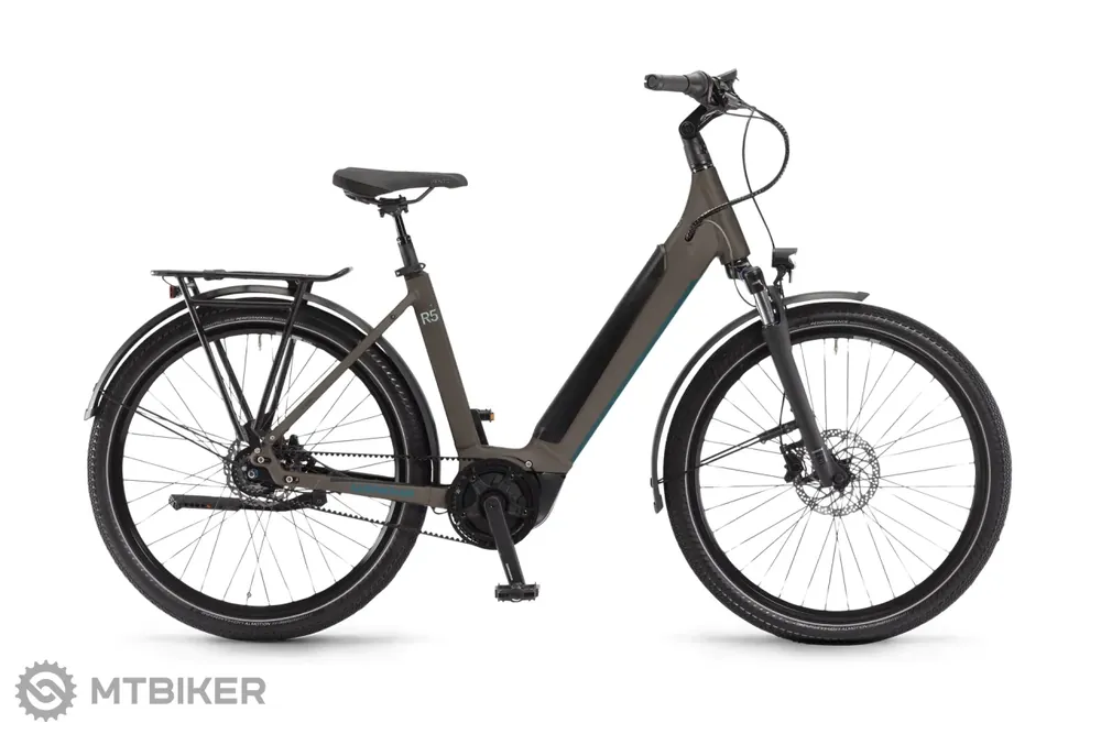 Časově Omezené WINORA Sinus R5f Low 27.5 elektrokolo, peat matt