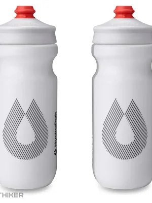 HydraPak Breakaway Surge láhev, 600 ml, 2 ks, bílá Sezónní Sleva