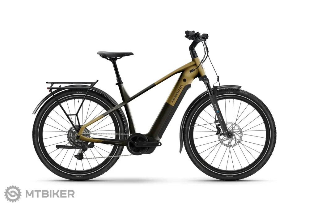 Haibike TREKKING 7.5 High 27.5 elektrokolo, sparkling black/gold Expresní Doručení