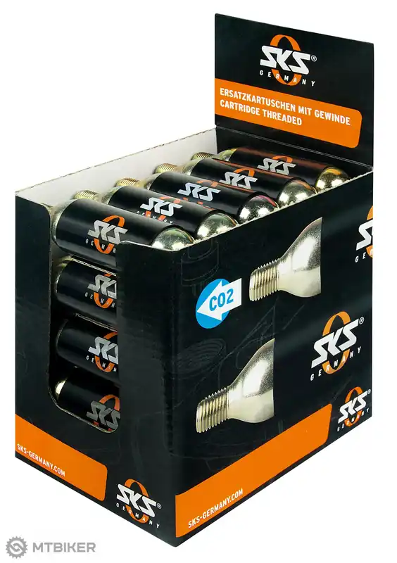 SKS CO2 bombička se závitem pro Airbuster/Airgun, 16 g, 25 ks Originální