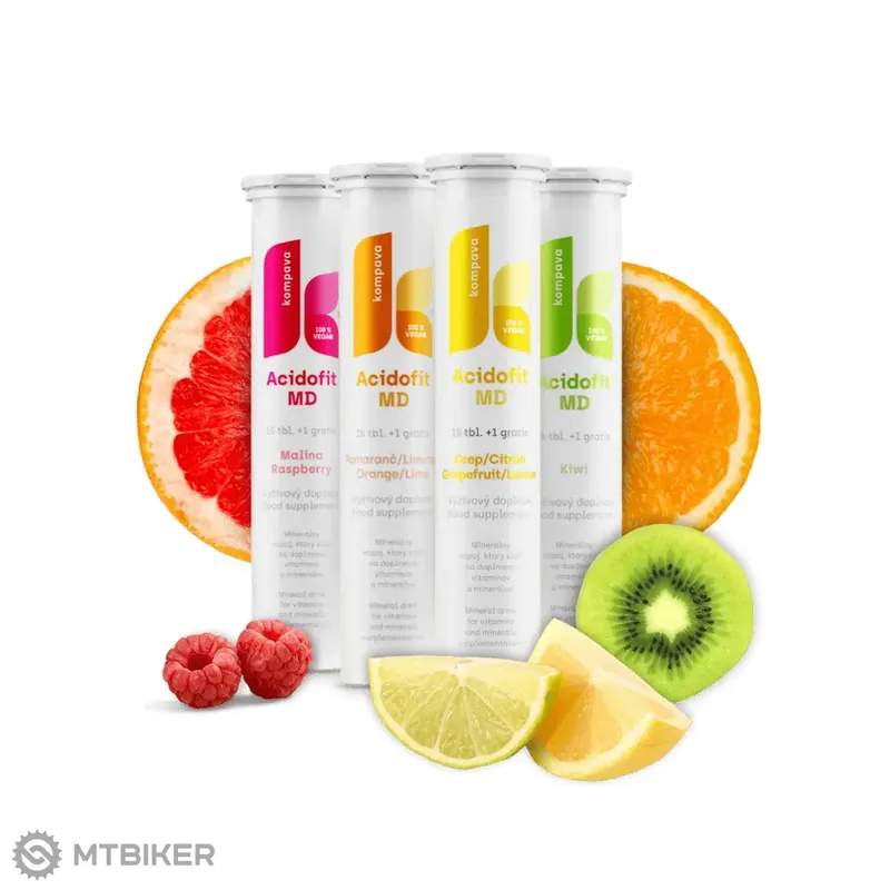 Ihned K Objednání Kompava AcidoFit MD vitamínovo-minerální nápoj, 15 + 1 tbl.