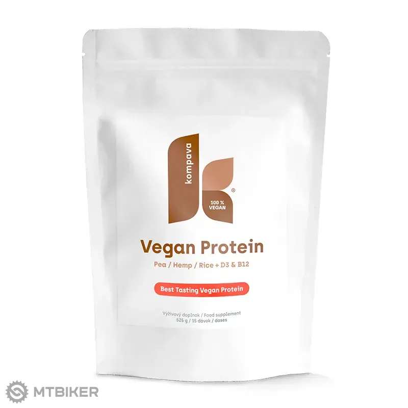 Kompava VEGAN PROTEIN, 525 g/15 dávek Ověřený