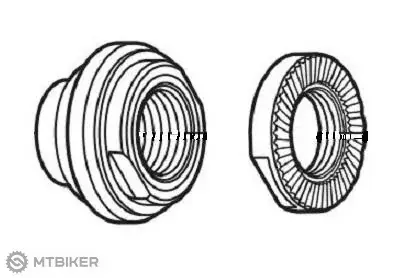 Akční Nabídka Shimano FH-M665 zadní kónus, pravá