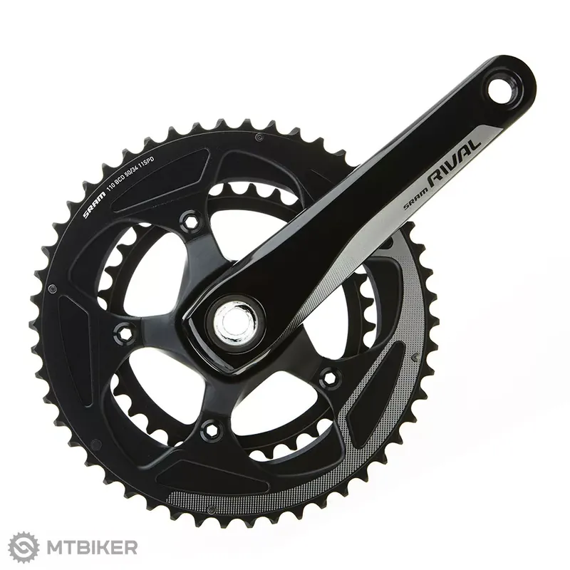 Sram kliky Rival22 GXP 170/172,5 mm 50-34 Yaw, osa není součástí balení, 2x11, černá Must-Have