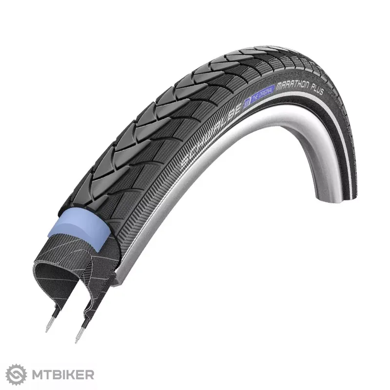 Schwalbe Marathon Plus 700x25C Performance SmartGuard plášť, drát, reflex Autentický