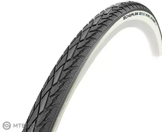 Schwalbe ROAD CRUISER 700x32C (32-622) 50TPI 550g plášť, drát bílá/černá Výprodej