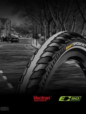 Rychlé Dodání Continental Top CONTACT II 700x47C VectranBreaker plášť, kevlar, reflex