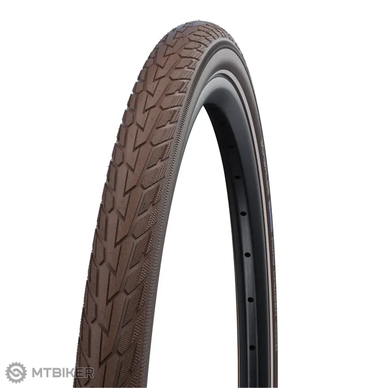 Schwalbe ROAD CRUISER 700x40C plášť, drát, reflex, hnědá Zlevněný