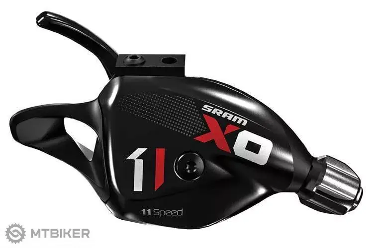 SRAM řadicí páčka SRAM X01, 11rychl., včetně samostatné červené objímky Omezená Nabídka