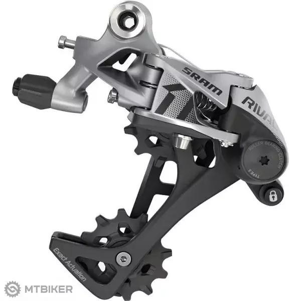 SRAM Rival 1 Type 3.0 přehazovačka, 11-kolo, dlouhé ramínko, stříbrná Jen Po Omezenou Doba