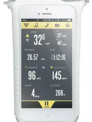 Topeak pouzdro SMART PHONE DRY BAG (iPhone 5/5s/5c/SE) bílé Ověřený