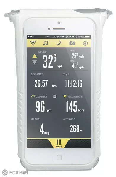 Topeak pouzdro SMART PHONE DRY BAG (iPhone 5/5s/5c/SE) bílé Ověřený
