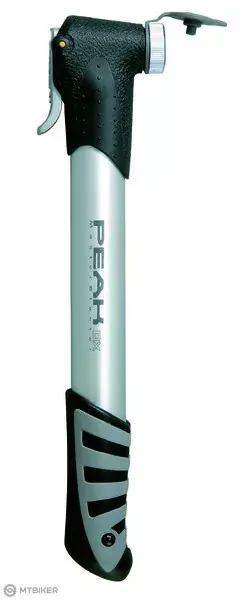 Originální Topeak PEAK DX II minipumpa, stříbrná