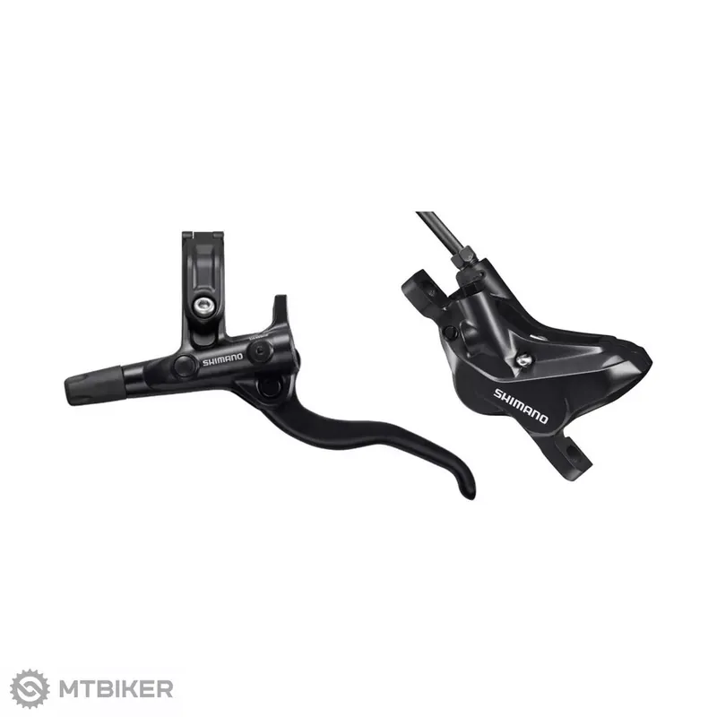 Značkový Shimano Deore BL-MT4100/BR-MT420 hydr. přední brzda, 4-pístková, Post Mount, had. 1 000 mm + destičky D03S