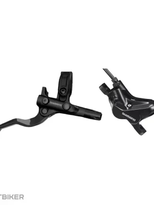 Dokud Zásoby Vydrží Shimano Deore BL-MT4100/BR-MT420 hydr. zadní brzda, 4-pístková, Post Mount, had. 1 700 mm + destičky D03S