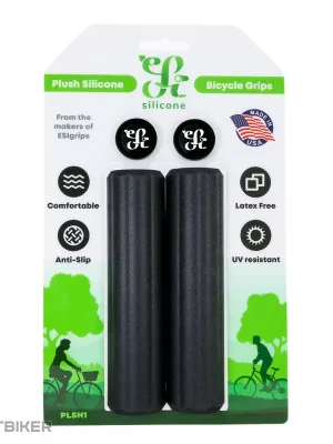 Originální ESI Grips Plush gripy, 76 g, černé