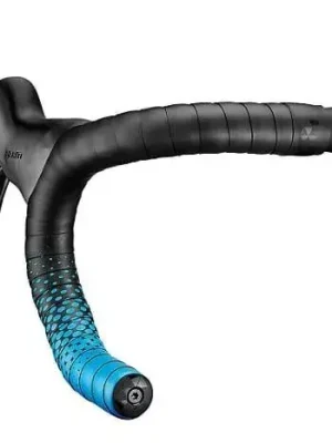 Finální Výprodej CICLOVATION Leather Touch Fusion omotávka, 3.5 mm, černá/modrá