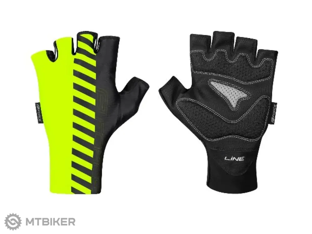 Nová Kolekce FORCE Line rukavice, fluo/černá
