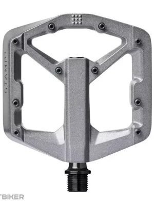 Tovární Cena Crankbrothers Stamp 3 Magnesium Small platformové pedály, šedá