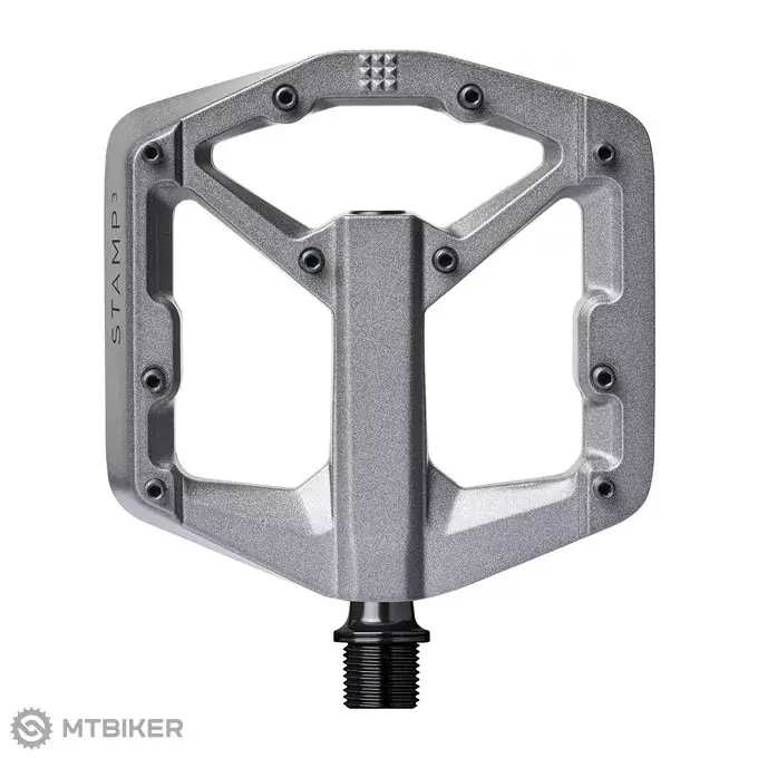 Tovární Cena Crankbrothers Stamp 3 Magnesium Small platformové pedály, šedá