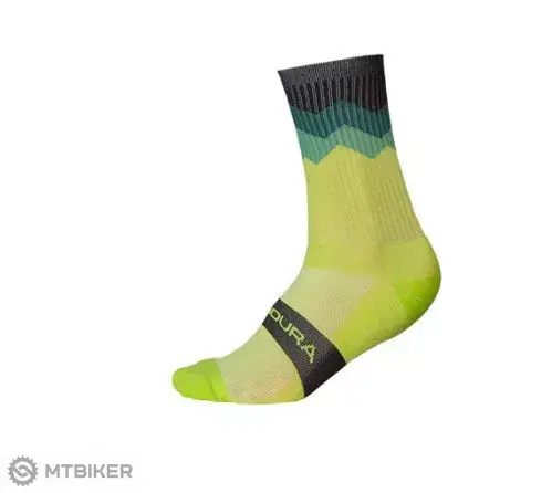 Nejprodávanější Endura Jagged ponožky, lime green