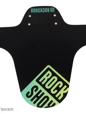 Odeslání Ihned RockShox AM Fender přední blatník, černý/modro-zelený stínovaný potisk