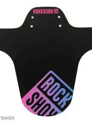 Nová Kolekce RockShox AM Fender přední blatník, černý/růžovo-modrý stínovaný potisk