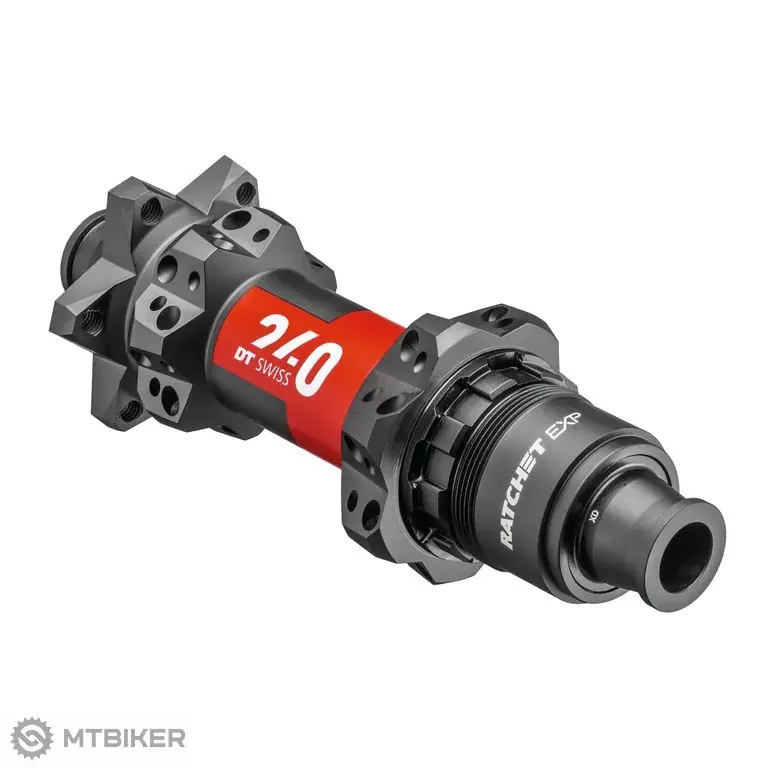 Cenově Výhodný DT Swiss 240 Ratchet EXP Straightpull DBIS Boost zadní náboj, 12x148 mm, 6-děr, Sram XD, 28 děr