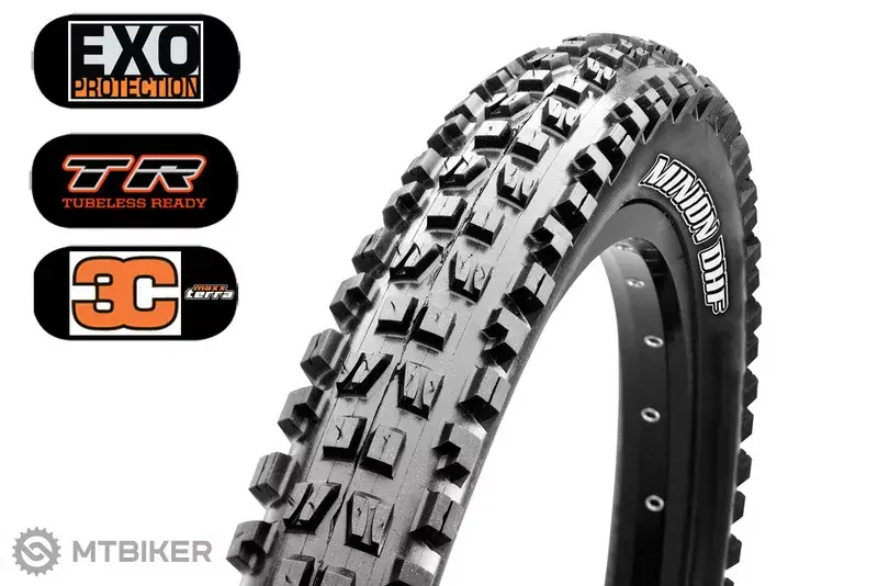 Maxxis Minion DHF 29x2.60" WT EXO 3C MaxxTerra plášť, TR, kevlar Zlevněný