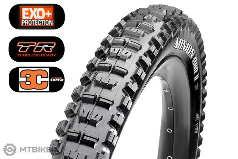 Zlevněný Maxxis Minion DHR II 27,5x2,80" EXO+ TR 3C MaxxTerra plášť, kevlar