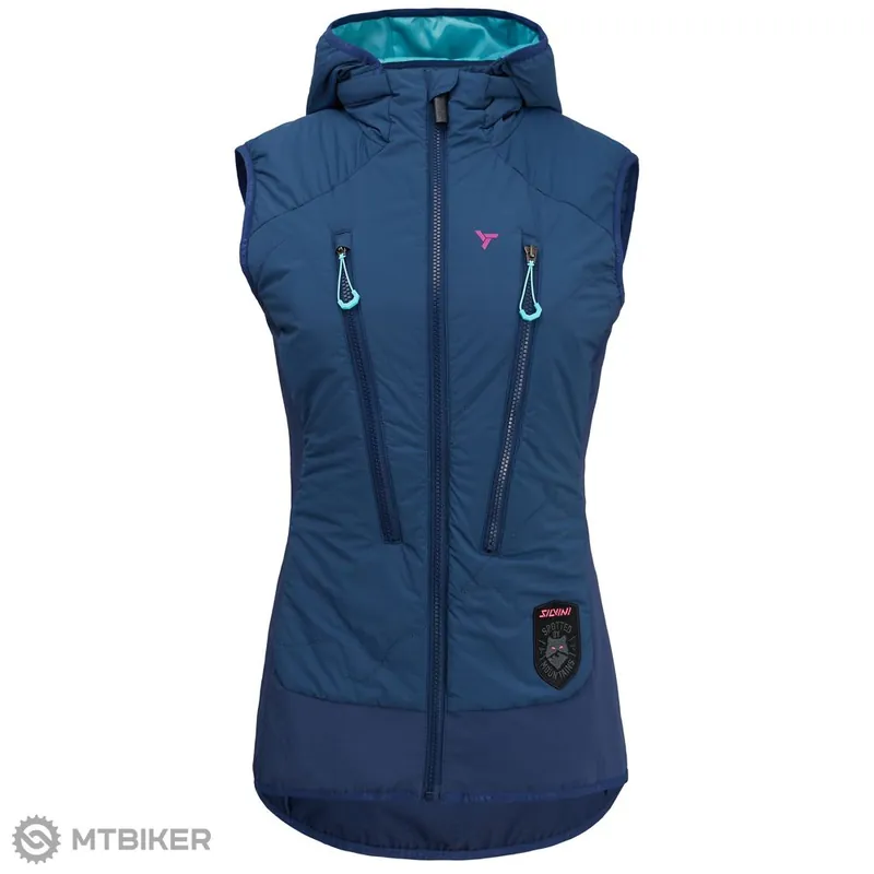 Super Cena SILVINI Polara dámská vesta, navy/turquoise