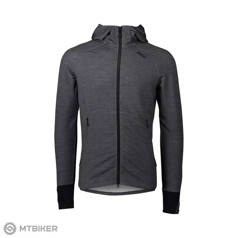 POC Merino Zip Hood mikina, sylvanite grey melange Kup Teď
