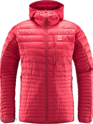 Haglöfs Micro Nordic Down Hood bunda, červená Originální