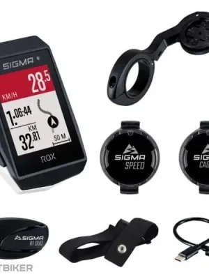 SIGMA ROX 11.1 EVO GPS cyklopočítač + sada senzorů, bílá Bezpečná Platba