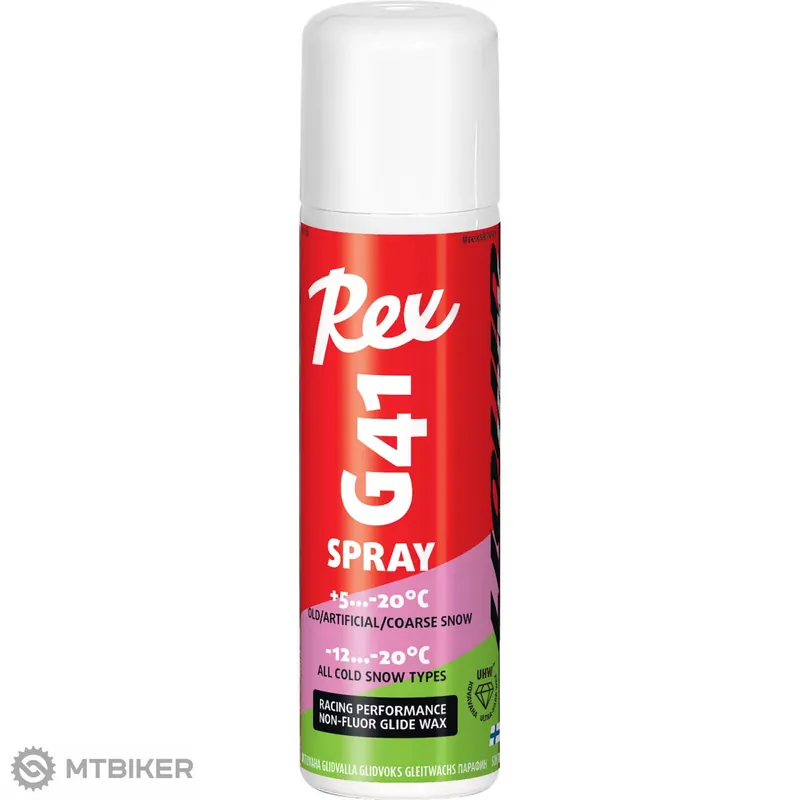 Rex bezfluorový vosk G41 růžový/zelený UHW sprej 150 ml Horká Nabídka