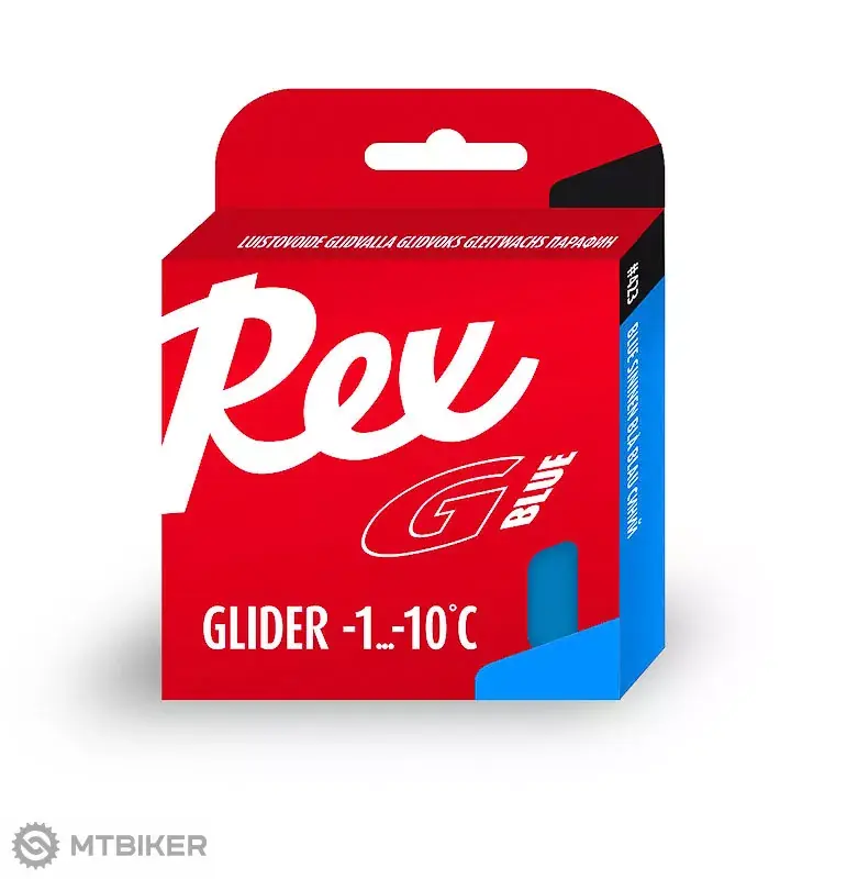 Objednat Nyní Rex Racing glide skluzový parafín 2 x 43 g, modrá