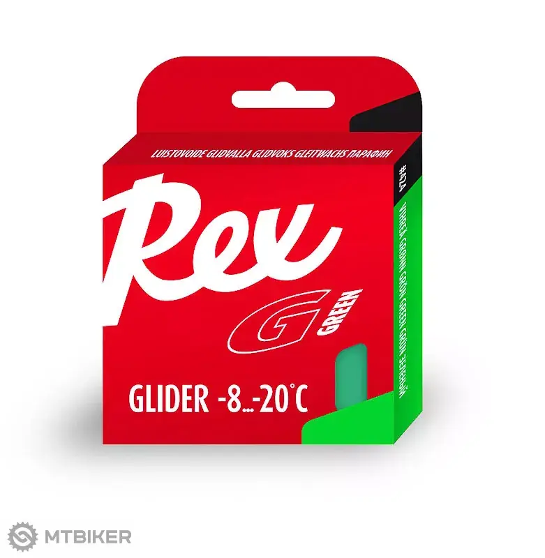 Super Cena Rex Racing glide skluzový parafín 2 x 43 g, zelená