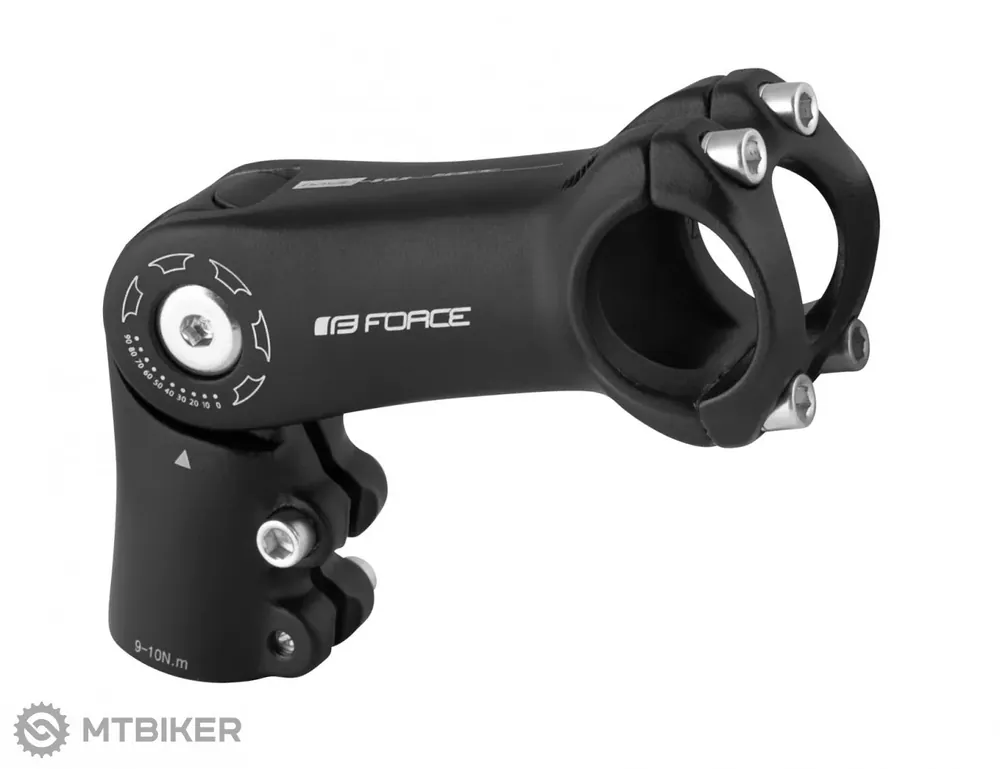 Rychlé Dodání FORCE S6.3 nastavitelný představec, Ø-31.8 mm