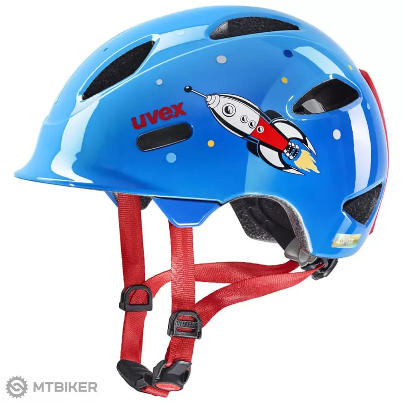 Značkový uvex oyo style dětská přilba, blue rocket